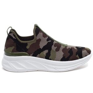 Urban Sport by J/Slides Dalila Slip-on Sneakers Shoes Camouflage (7.5 Women’s)